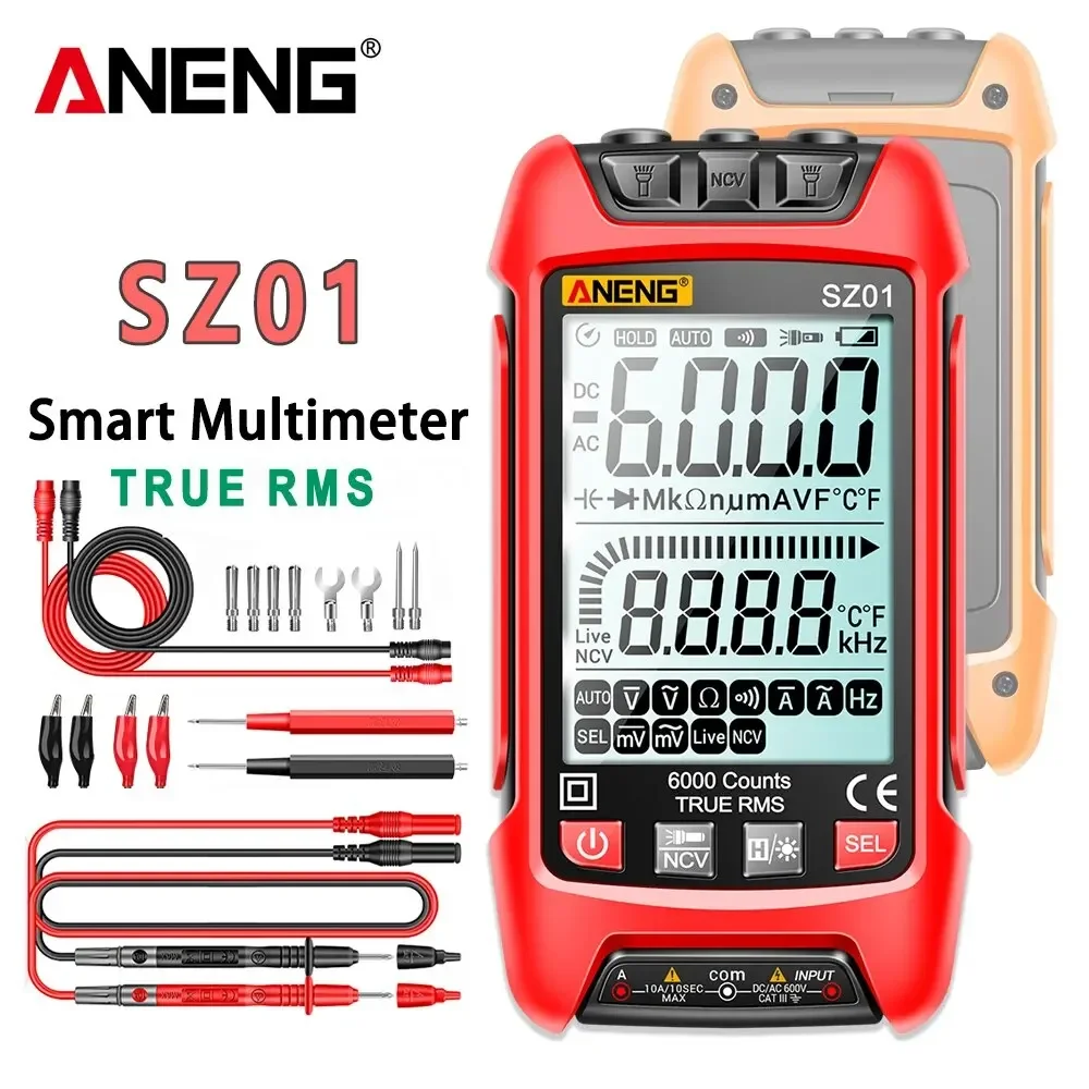 

ANENG Smart Digital Multimeter Handheld Multifunctional High Precision Electrician Maintenance Instrumen Temp Resistan Tools