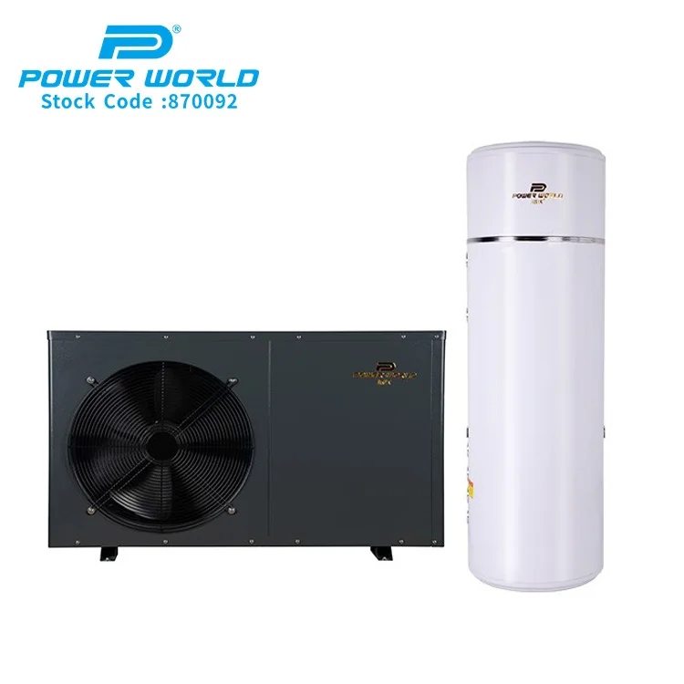 3.5KW Domestic Heatpump Split Heat Pump Water Heater R410A Air To Water Heat Pumps Water Tank