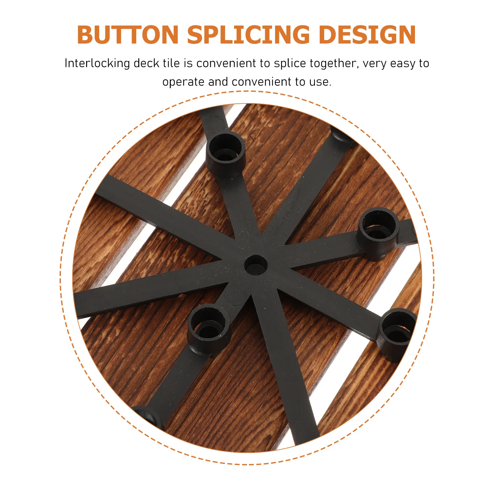 

Anticorrosive Wood Floor Tiles Outdoor Decking Carbonized Garden Plastic Interlocking Balcony Terrace Waterproof Drainage