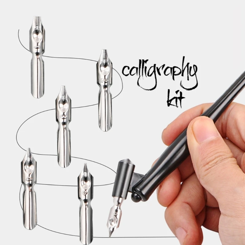 Elegant Plastic Fountain Pen Dip Pen With Stainless Steel Nib For Calligraphy And Art Perfect Gift For Writers And Students 896C