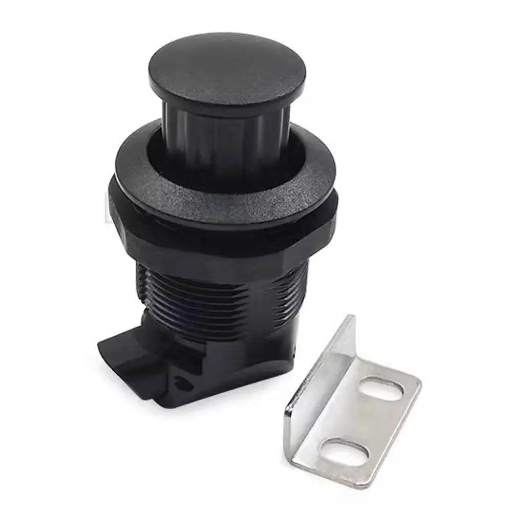 

Practical Caravans Cupboard RV Cabinet Push Button Latches Door Knobs Home Drawer Latches Plastic Locks Catch