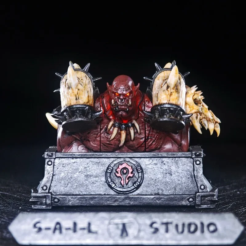 

World of Warcraft Hell Roar Keycaps - Personalized Art Creativity Little Roar Peripheral Gift Official Warcraft Ornament