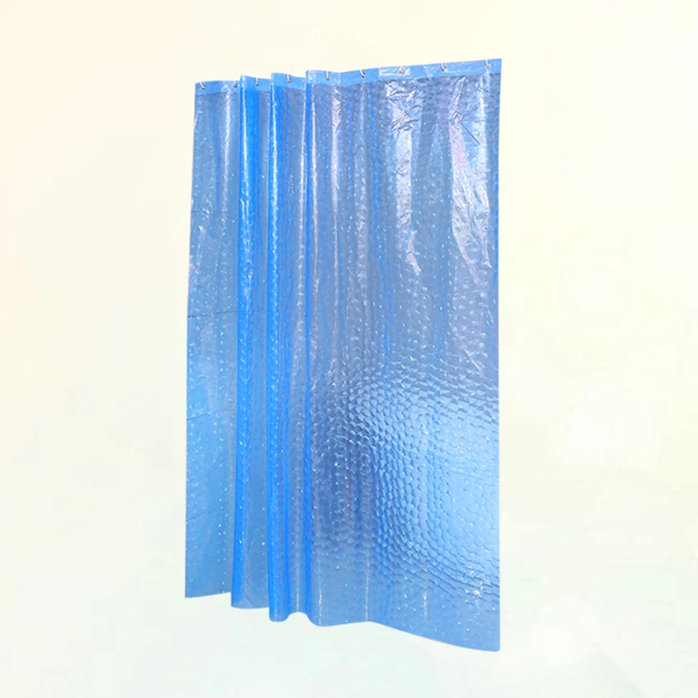 

Thickened Shower Curtain Bath Bathing Waterproof Bathroom Curtains Solid Color EVA Material Use Suitable Home Hotels