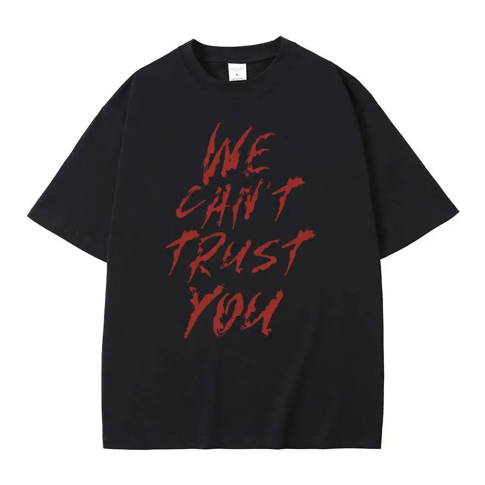 Camiseta con estampado de música para hombre, rapero futuro Metro Boomin We Don't Trust You, álbum