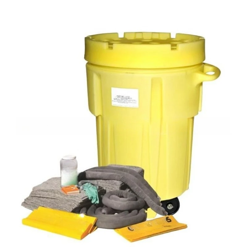 

Toxic Substance Sealed Barrel 95 Gallon Mobile Leak Barrel KIT992 Chemical Leak Prevention Barrel Set