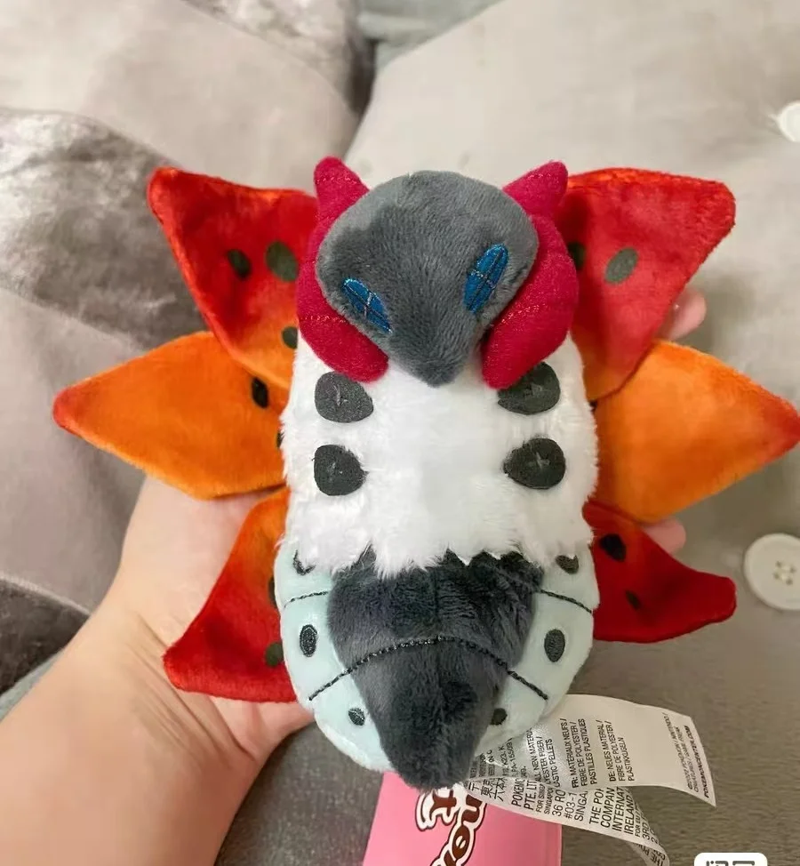 Japanese Version Pokemon Palm Fit series Volcarona Plush Toys Doll Children Birthday Christmas Gifts
