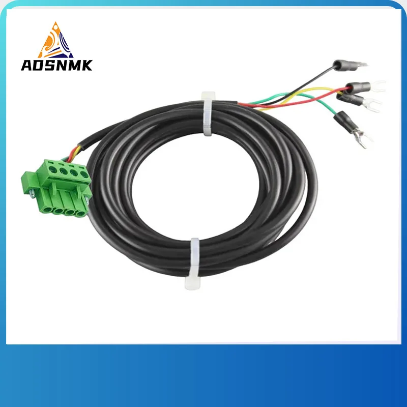 Printer Power Cord for Allwin Yaselan Xuli Dika Solvent Printer 4pin Data Cable 7m Power Cord for Inkjet Printer of Byhx Board