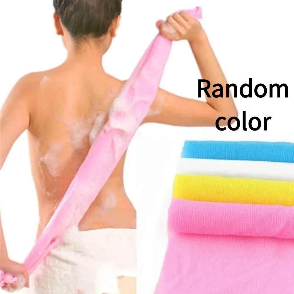 

Random Exfoliating Bath Shower Towel Nylon Body Cleaning Washing Scrubbing Towel Scrubbers Japanese Skin Polishing Washcloth