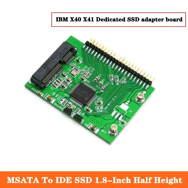 Factory Direct MSATA (MINI PCI-E) To IDE SSD 1.8/2.5-Inch IBM X40 X41 Solid-State Drive Adapter Card