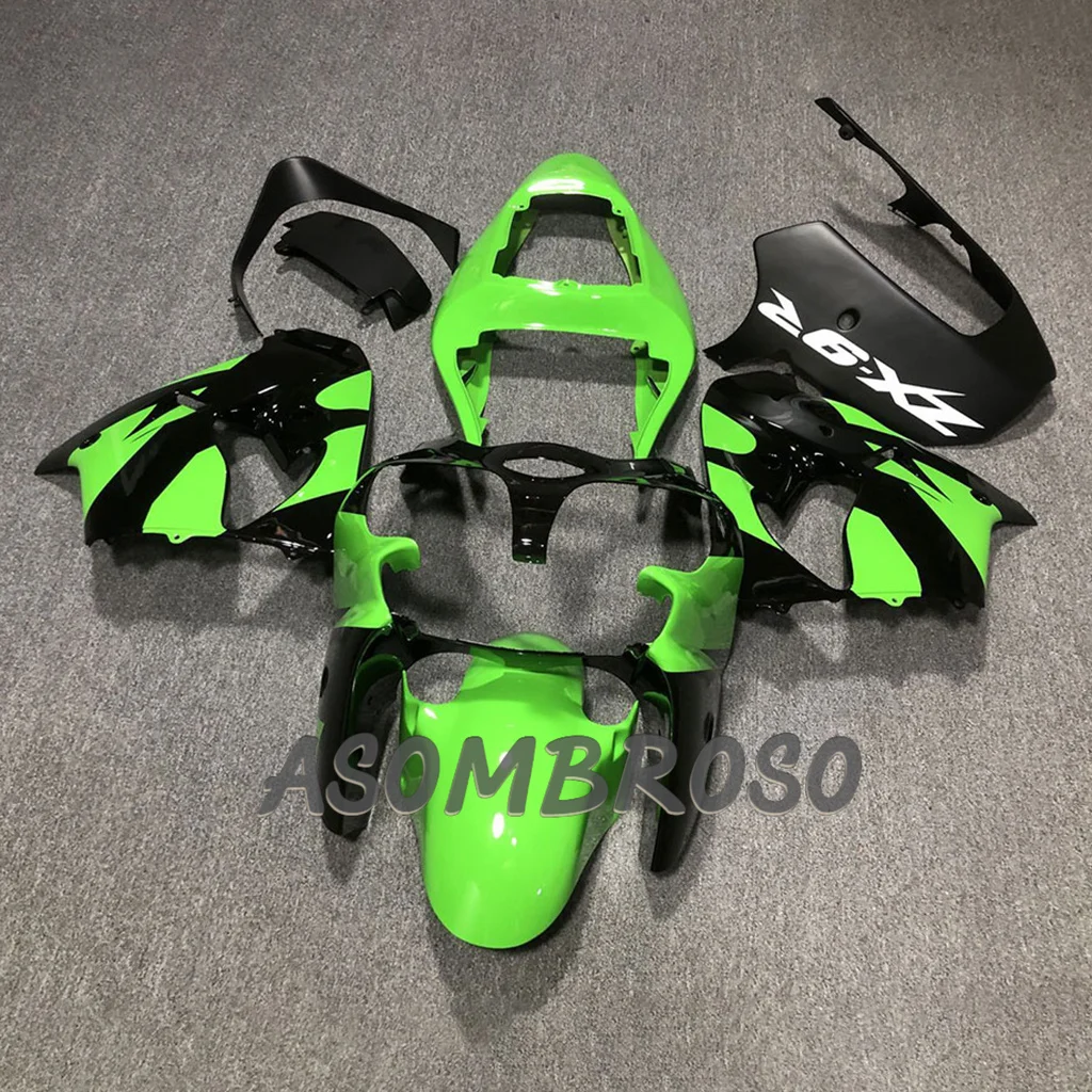 For Kawasaki ZX-9R 02 03 Street Sport Bodywork ZX 9R 2002 2003 ZX9R High Quality ABS Plastics Motorcycle Fairing Kit Free Custom