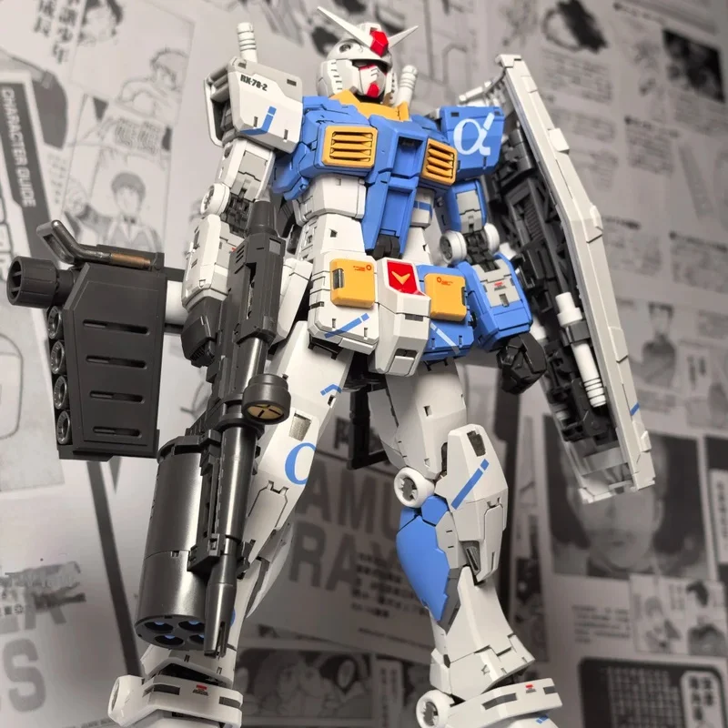 【IN STOCK】FAT CAT Model RX-78-2 2.0 MG 1/100 Assembly Model Kit Special RG Enlarged Version Action Figure Plastic Model Toy
