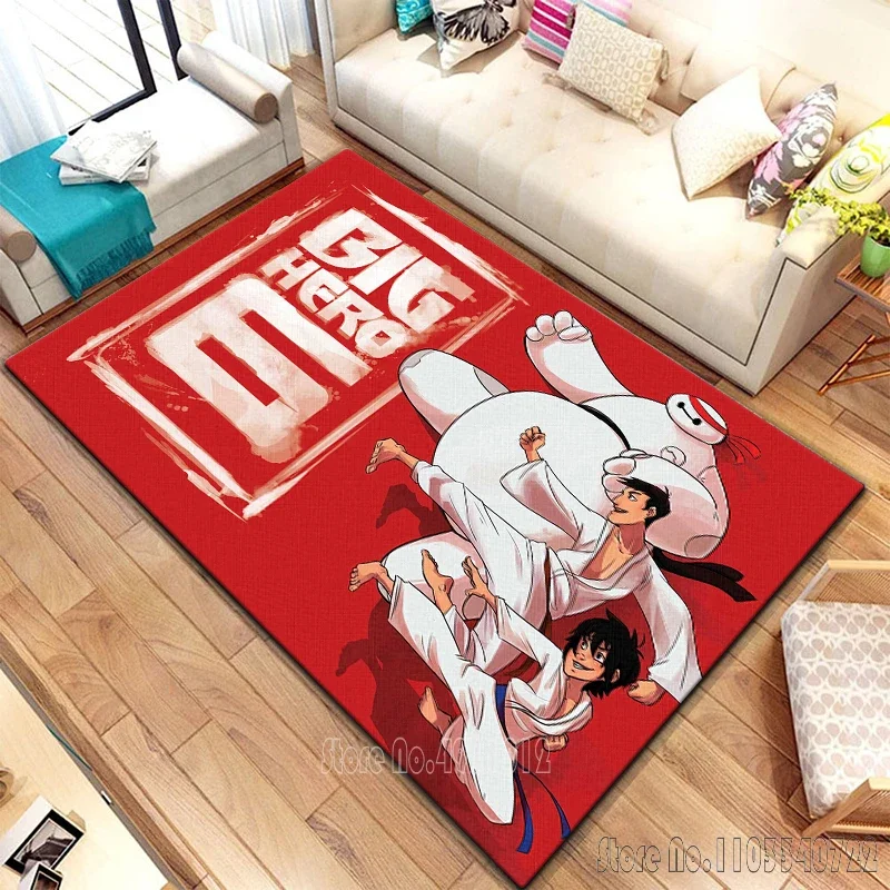   Big Hero Cartoon Tapijt Tapijten 80x120 cm Decor voor Badkamer Kids Vloermat Woonkamer kinderen Slaapkamer bank