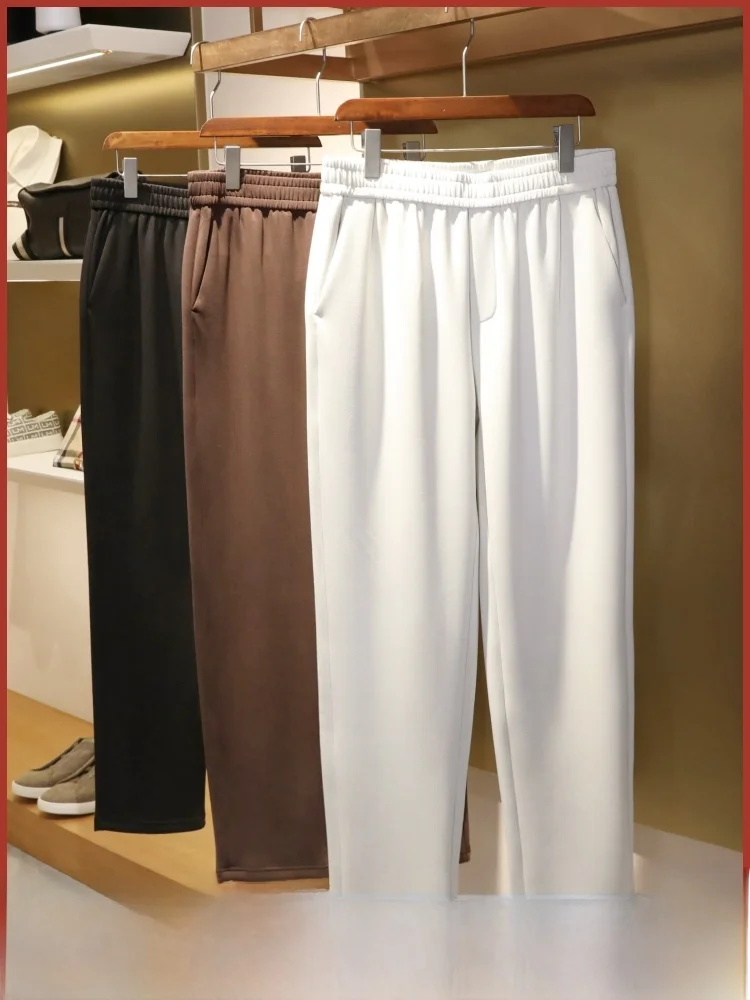 

Dingli Mainly Pu! Mask God Pants! mat Design! Spring 2025 New Men's Color Straight Casual Pants