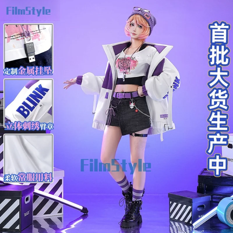 

Identity Ⅴ Mechanic Cosplay Costume Tracy Reznik BLK IDV-ES Uniform Halloween Carnival Party Christmas Play Role Clothe Clothing