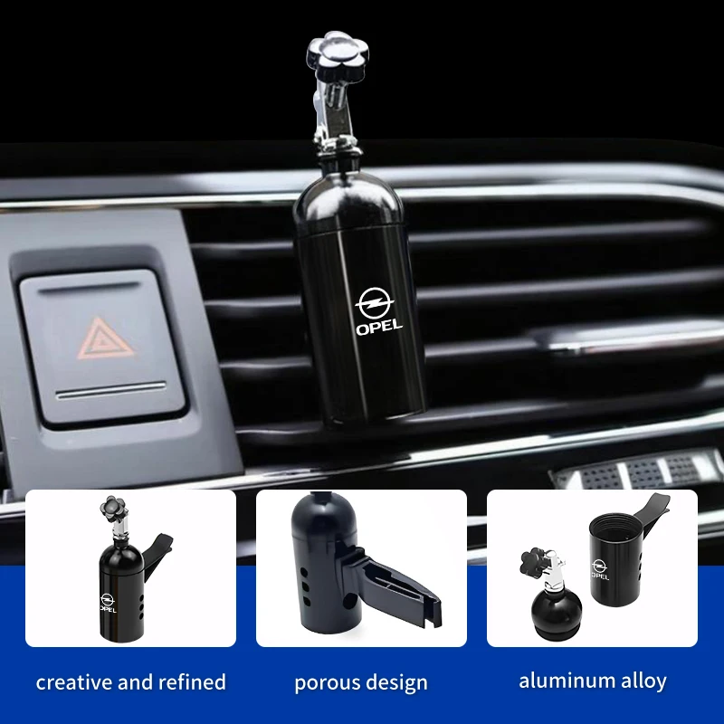Car ornament with nitrogen outlet for aroma diffusion For Opel Corsa Astra Insignia Vectra Zafira Meriva Mokka Grandland