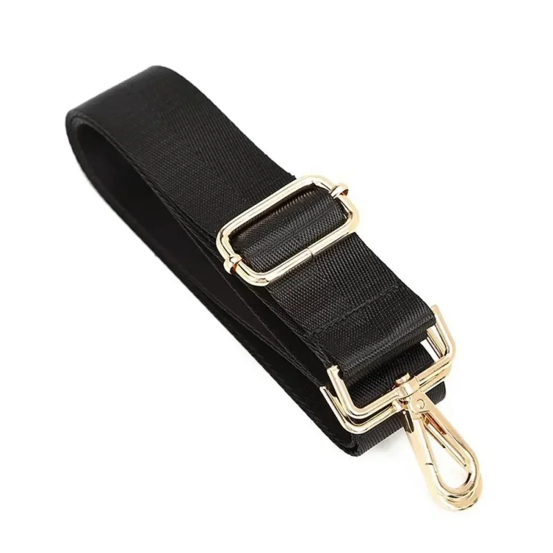Modischer schwarzer Nylon-Umhängetaschengurt, verstellbarer, abnehmbarer Ersatzgürtel für Damen und Herren, Messenger-Taschen, Griff, Handtaschengürtel – Detail 10