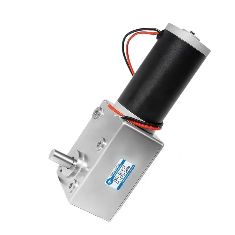 Miniature DC Speed Reducer Motor with Turbine and Worm Gear Self-locking5882-42ZY 12V 24V
