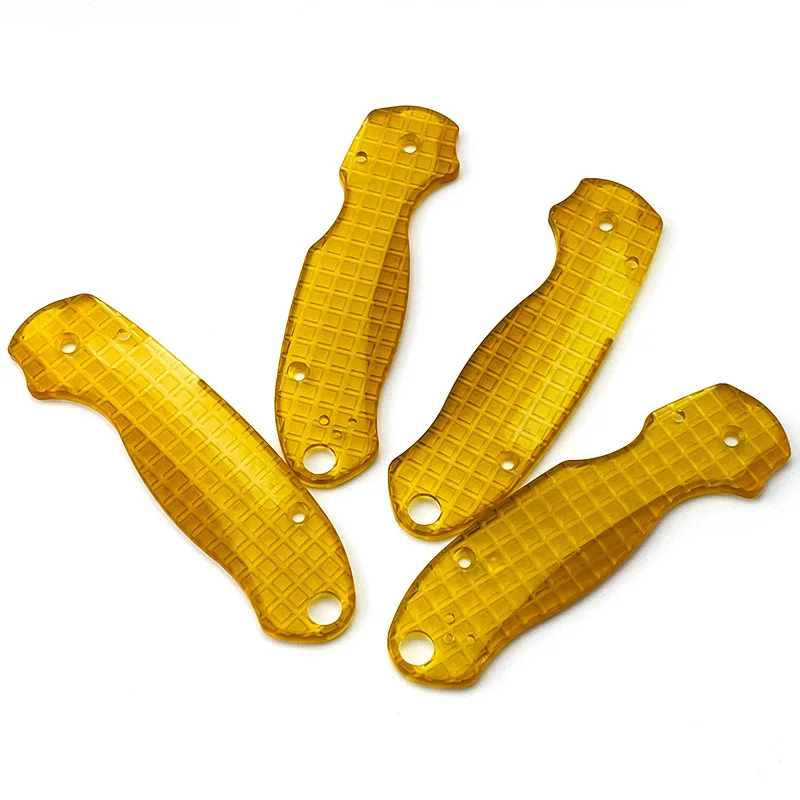【Hot】1 pair PEI Material Knife Handle Patch DIY Ultem Scales Patch For Para 3 Folding Knife Handle Grips Patch Making Accessorie