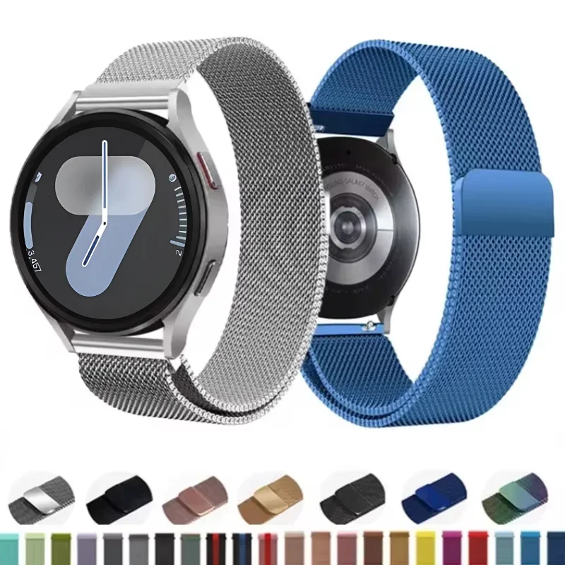 20/22 mm Milanaise-Metallarmband für Samsung Watch 7 6 5 4 Armband Huawei Watch 5 GT6-5 Pro 46 mm/Amazfit Helio/GTR4/Bip 6/Balance 2