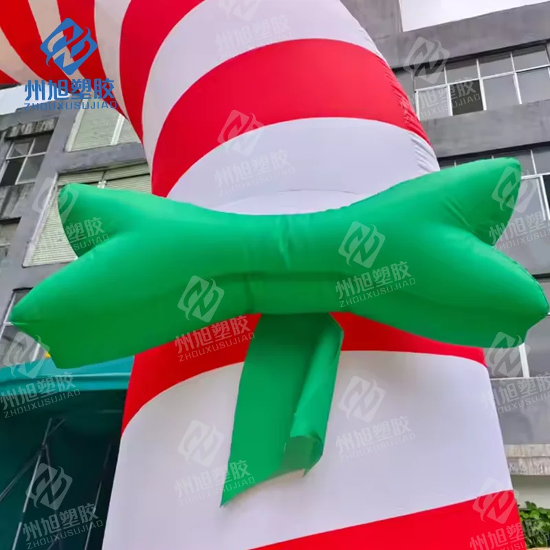 Santa claus inflatable arch christmas party decoration prop red arch shop mall festive advertising