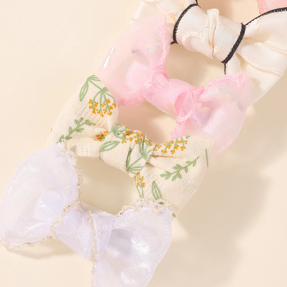 10 قطعة مشبك شعر القوس الرائع الدانتيل الأميرة الشاش للأطفال الانفجارات إكسسوارات الشعر مشبك مشبك شعر آمن هدية بالجملة