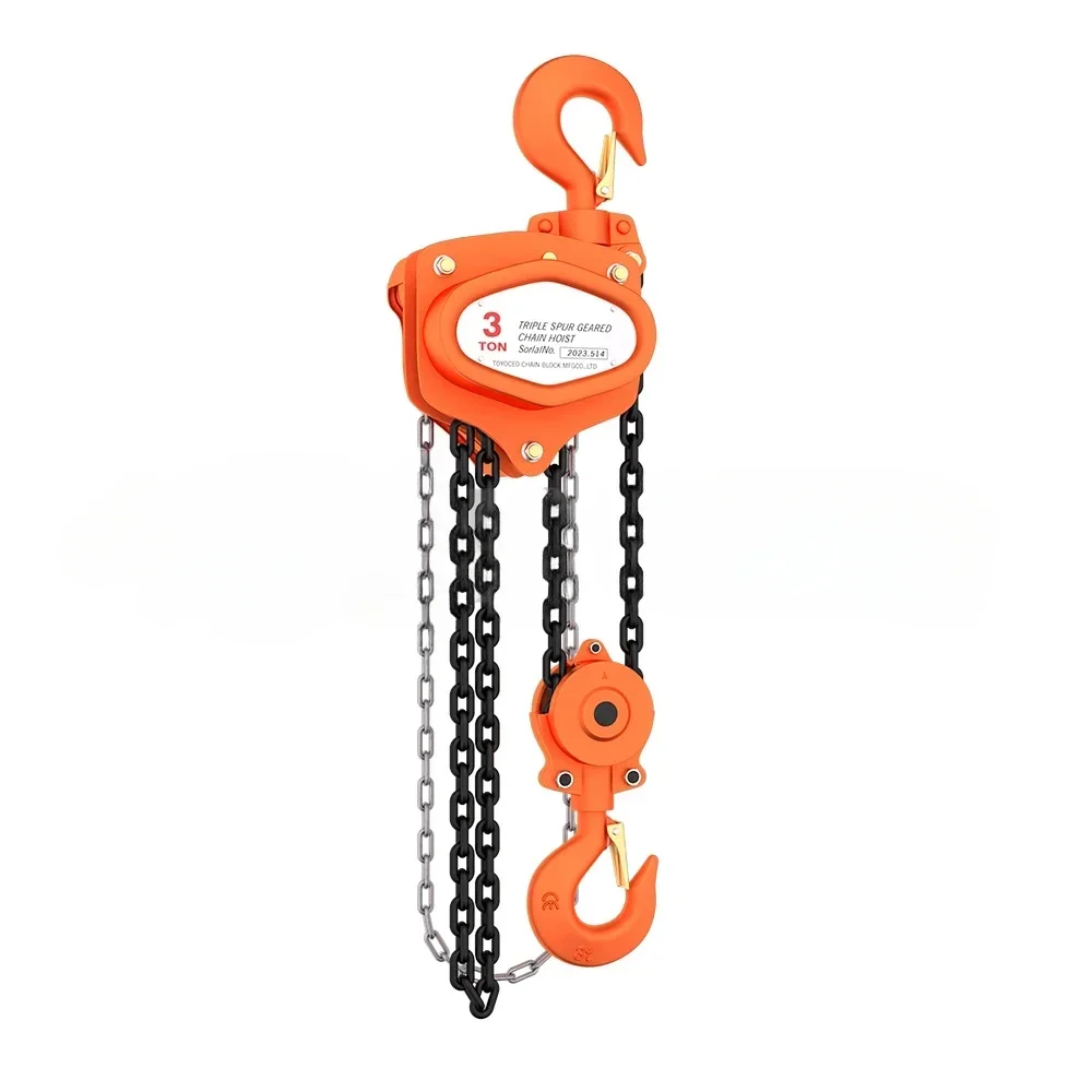 Promotion Manual Chain Hoist 3T 3M Hand  Block For Port Terminal