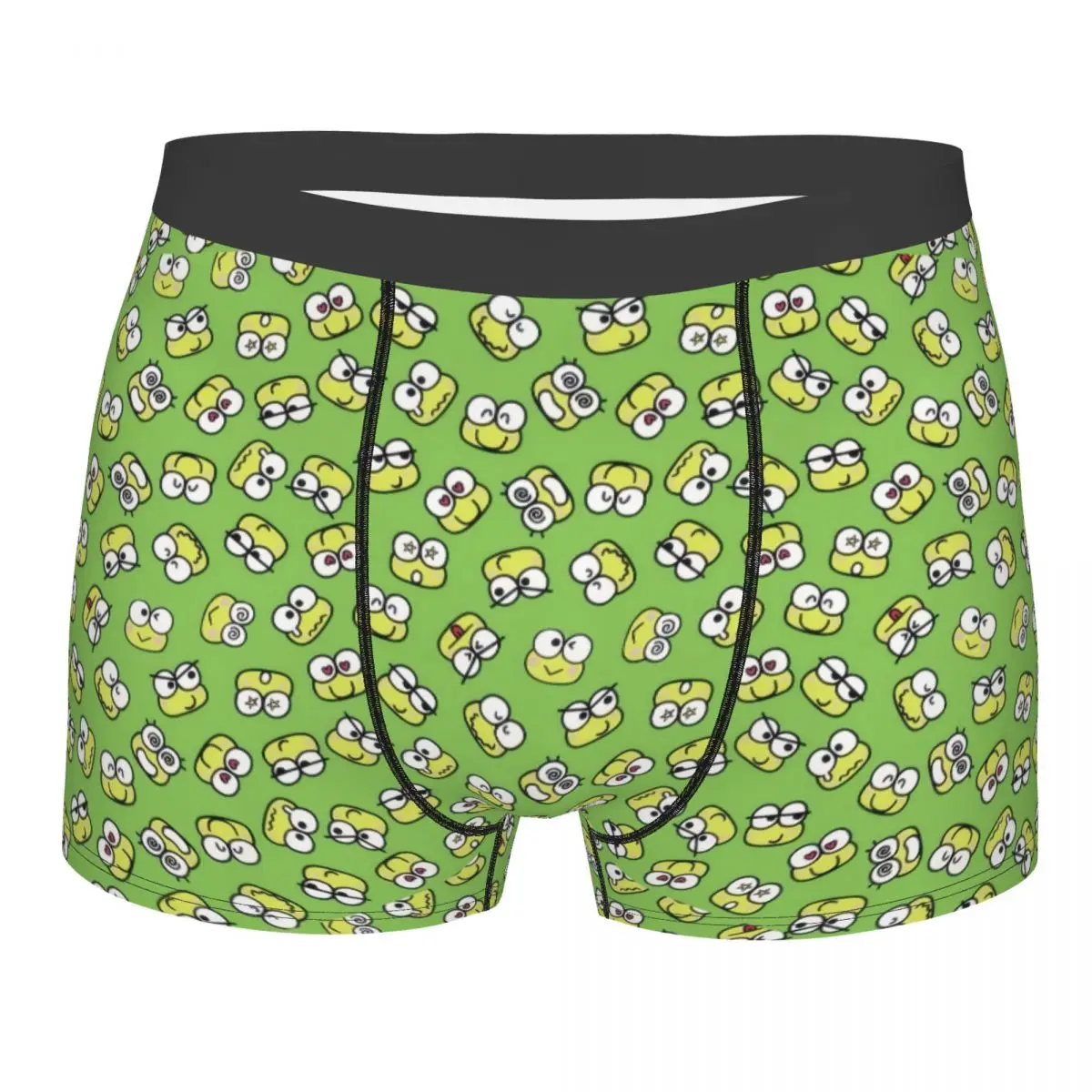 Custom Male Novelty Disney Cartoon Kero Kero Keroppi Sanrio Anime Underwear Boxer Briefs Soft Shorts Panties Underpants