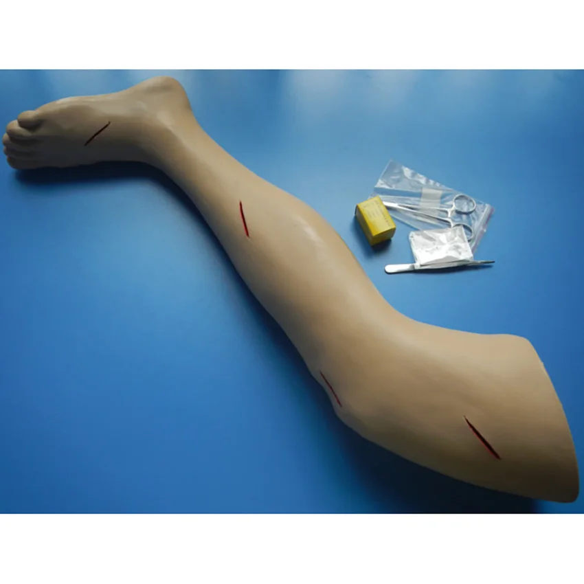 

Advanced Surgical Suture Training Leg Simulator,Cutting and suturing exercise Model