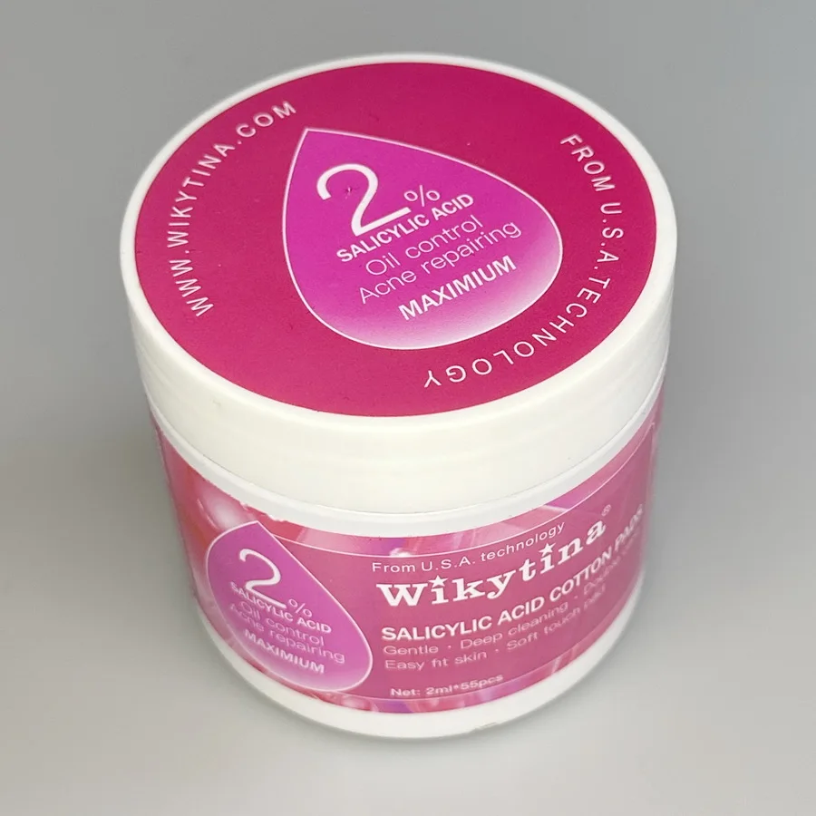 Salicylic Acid Cotton Pads Shrink Pores Blackhead Removal Oil Control Acne Treatment Exfoliating Moisturizing Facial Skin Care