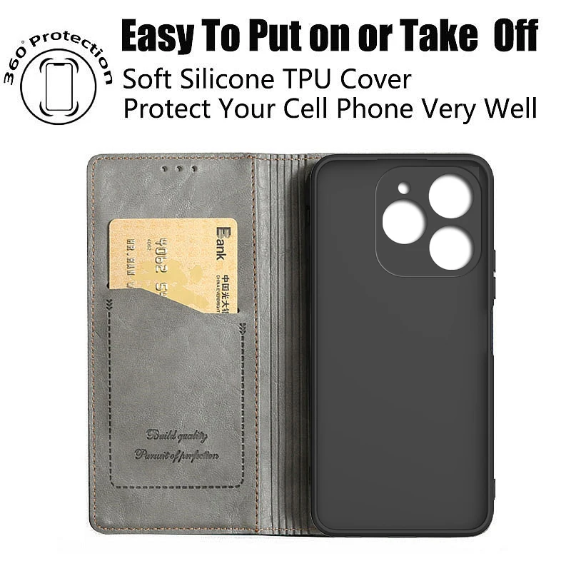 حافظة لهاتف Tecno Spark 20 Pro مزودة بغطاء Etui Tecno Spark 20 Pro حافظة هاتف Spark 20 Pro Plus 20C Spark20 الإسكان 5G