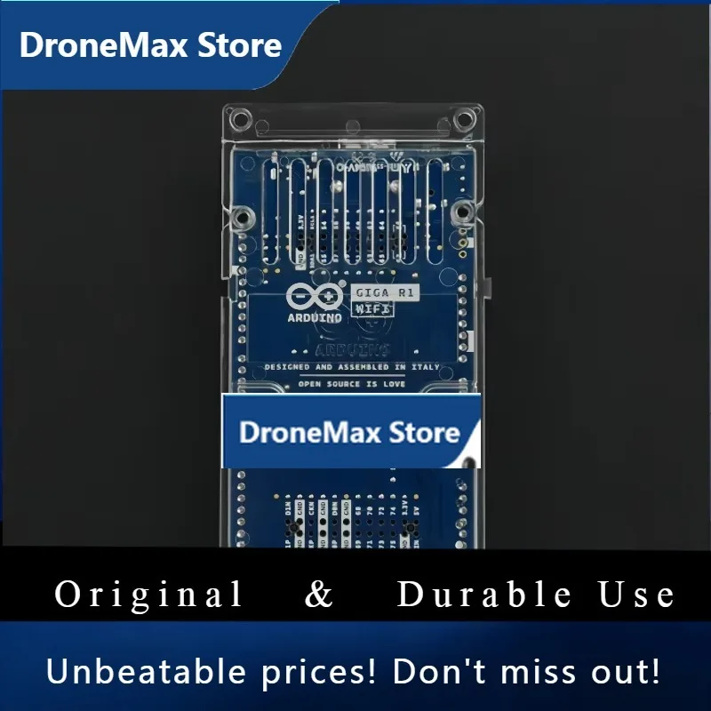 DroMaArduino GIGA R1 WiFi Development Board STM32H747 Dual-Core 480MHz, 76 GPIO, Wi-Fi/BLE, USB-C, 6-24V Input