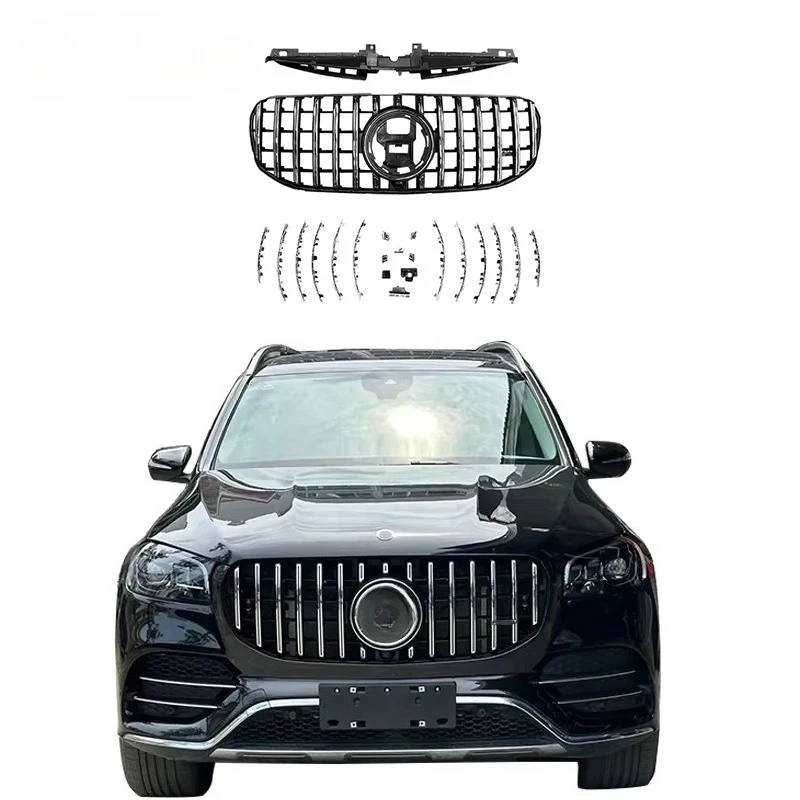 

Car Grille for GLS W167 Upgrade Grille GLS Large Radian GT Grille 2019-2022