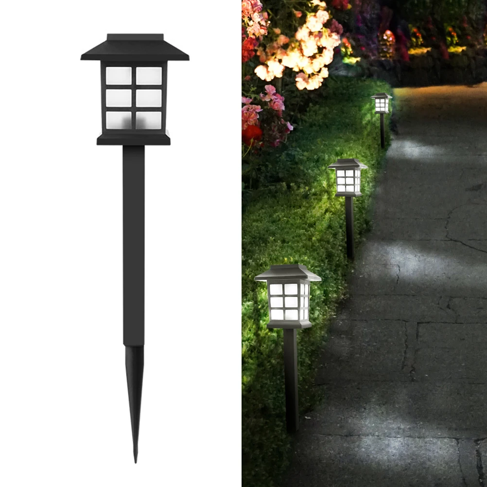 

5 Pcs Solar Lawn Light House Shaped Landscape Lamp Rainproof LED Lights Lantern
