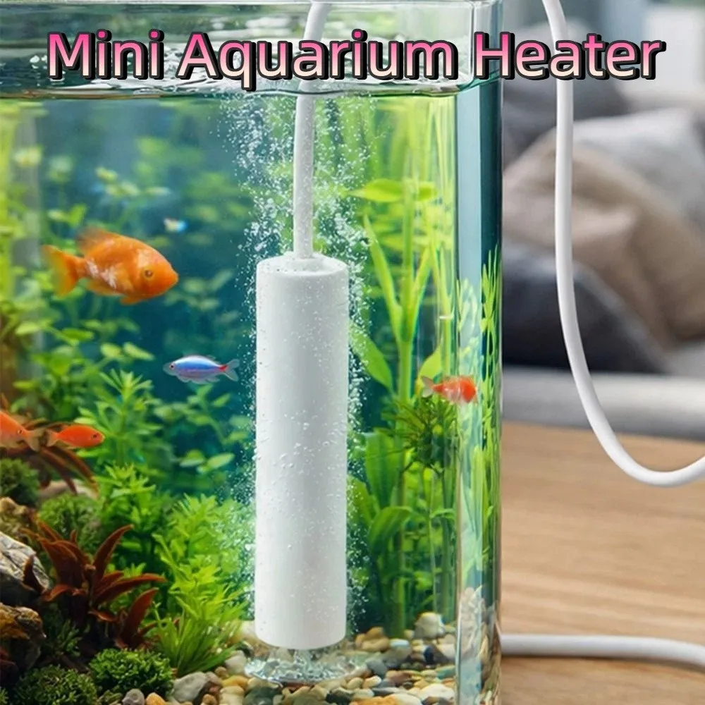

Automatic Mini Aquarium Heater Low Water Level Ceramic Fish Tank Heater Rapid Heating Constant Temperature Thermostat Heater