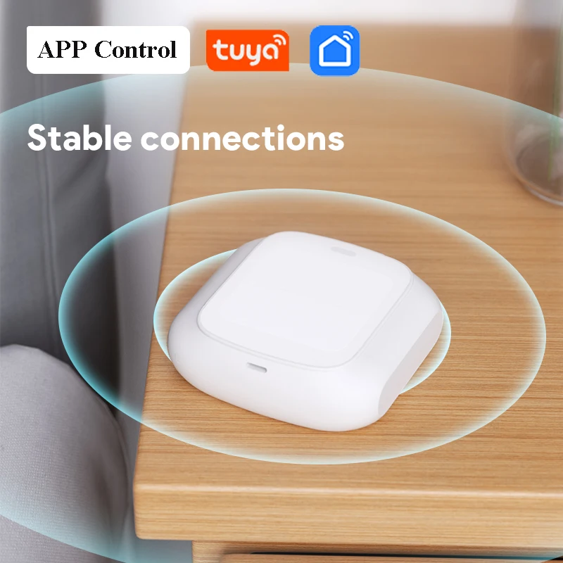 Tuya Smart WiFi/Zigbee Switch Push Button Switch 2 Gang 6 Scene Wireless Smart Home Remote Controller Automation Scenario Switch