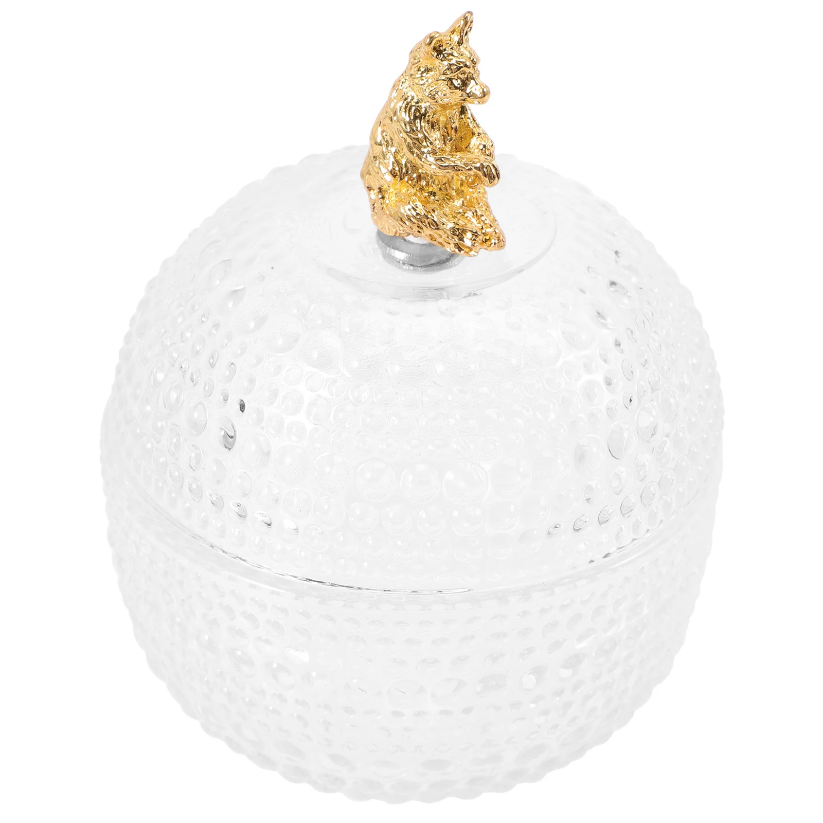 

Transparent Ring Storage Jars Lidded Glass Jewelry Containers Easy to Fill and See Items Inside Home Candy Canister