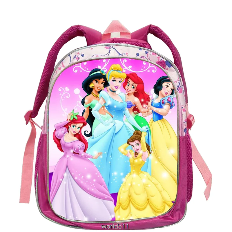 Disney New Children Bag Backpack Kindergarten Schoolbag Princess Cosplay Backpack Girl Cartoon Wholesale Kids Bag Rugzak Rugtas