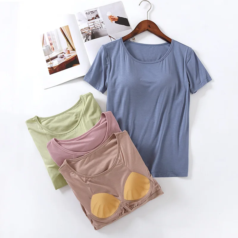 Modal Pajamas Woman Summer Sleep Shirts Female Night Wears Sleepwear Clothes For Night New Short Sleeve Hot Nighty Women