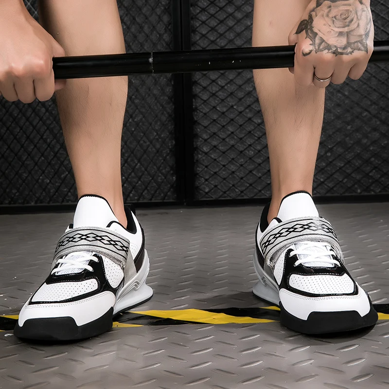 Weightlifting Shoes Men Women Indoor Fitness Training Shoes  Weightlifting Anti Slip Squat Sneakers