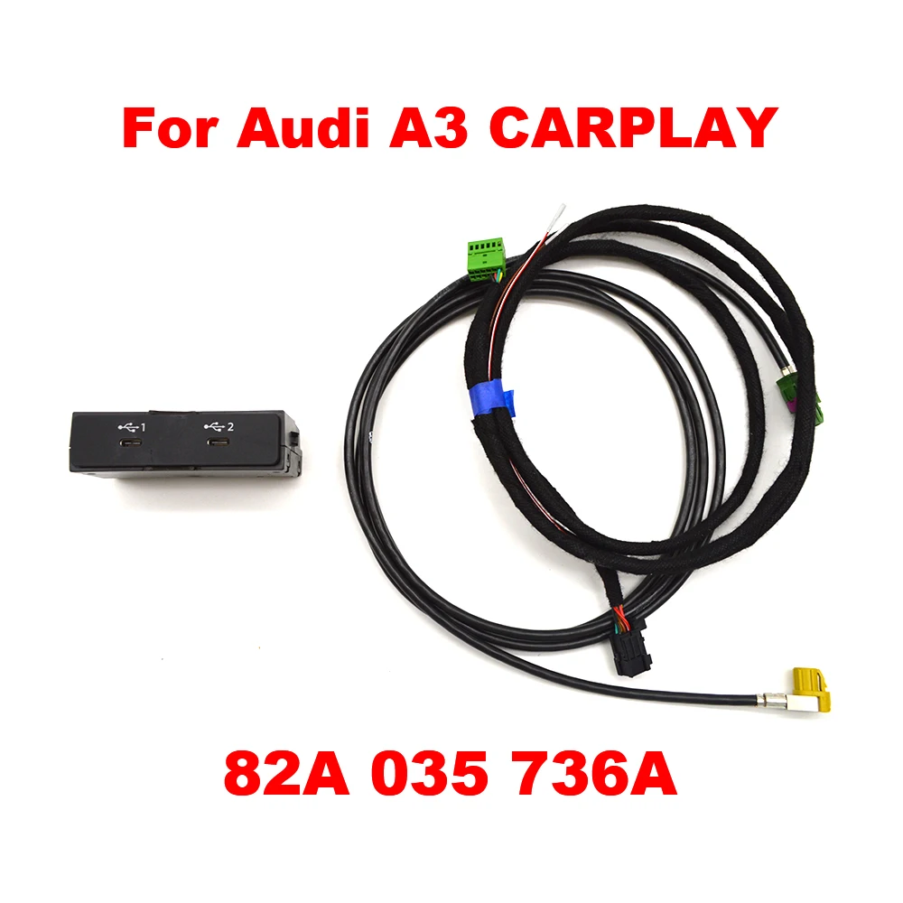 For Audi A1 A3 S3 FY CarPlay Android auto USB BInterface 82A 035 736 A 82A035736A