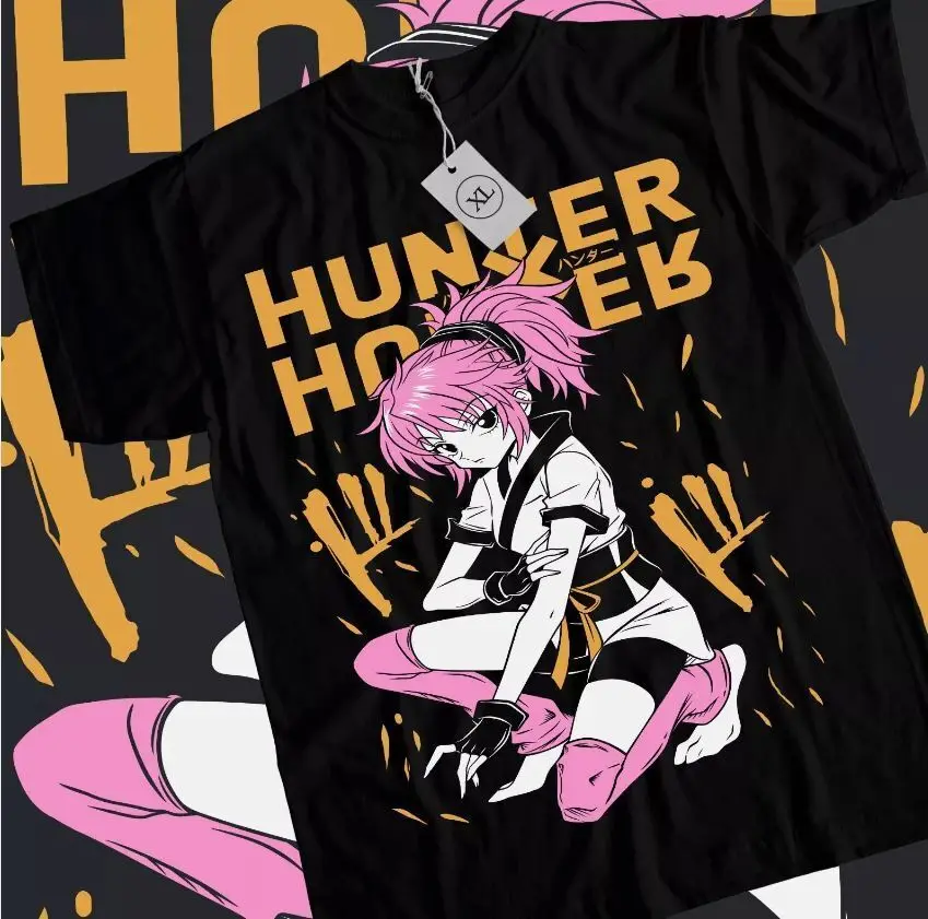 Machi Komachine T-Shirt Hunter X Hunter Gon Killua Kawaii Girl Shirt All Size