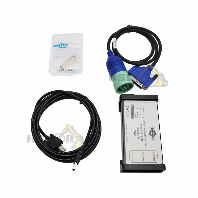 أداة تشخيص V9.8 EST DPA5 380002884 لحفارة CNH New Holland أدوات خدمة جرار قطع غيار ماكينات البناء #4