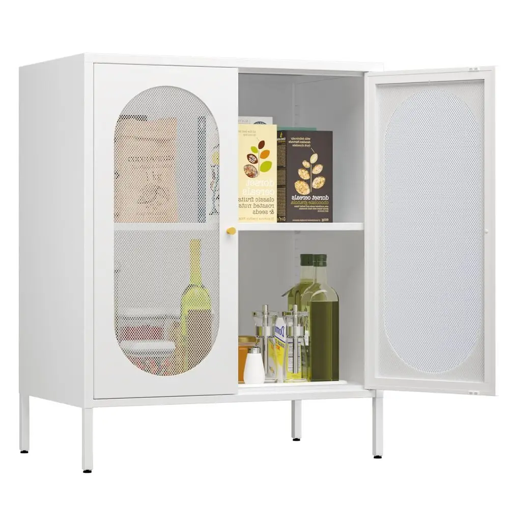 

Декоративный шкаф-тумба, металлический шкаф для хранения с регулируемой полкой, буфет-сервант для спальни, гостиной, прихожей, коридора, дома