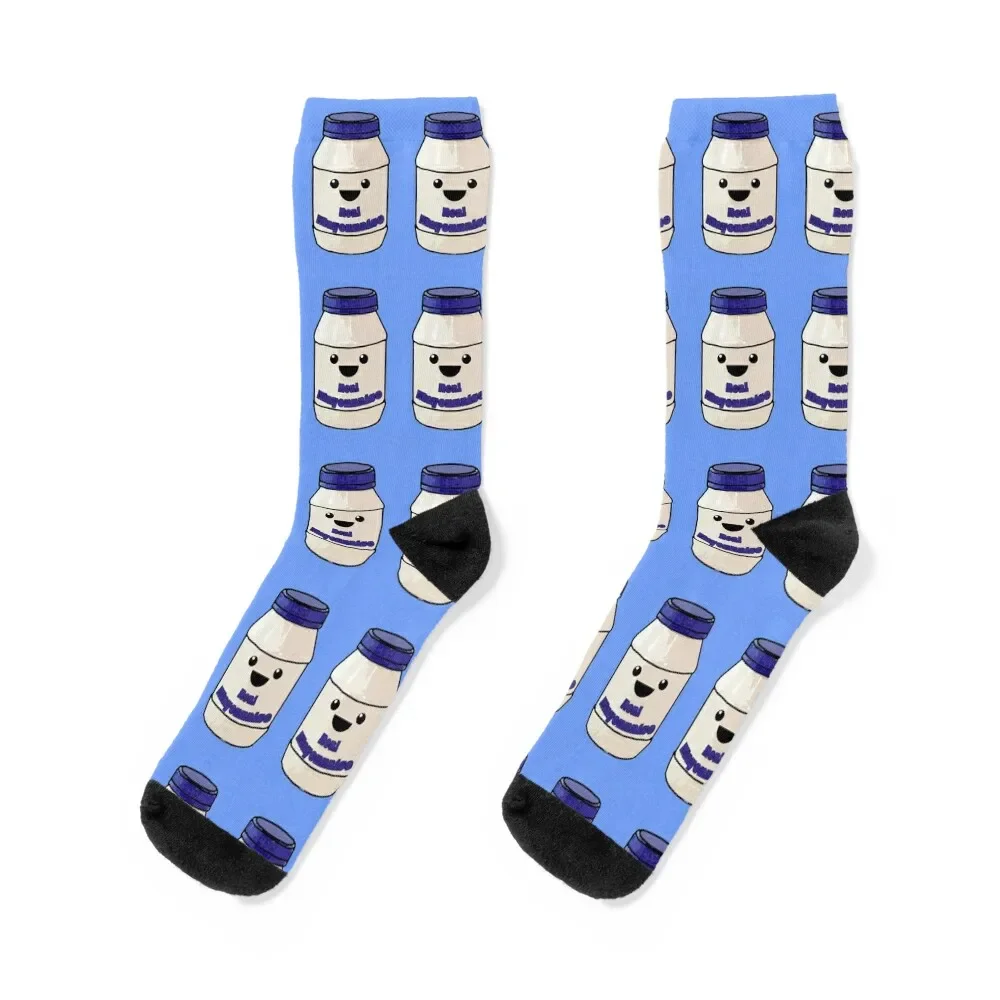 Happy Mayonnaise Socks Hiking boots cycling short Boy Socks Women's