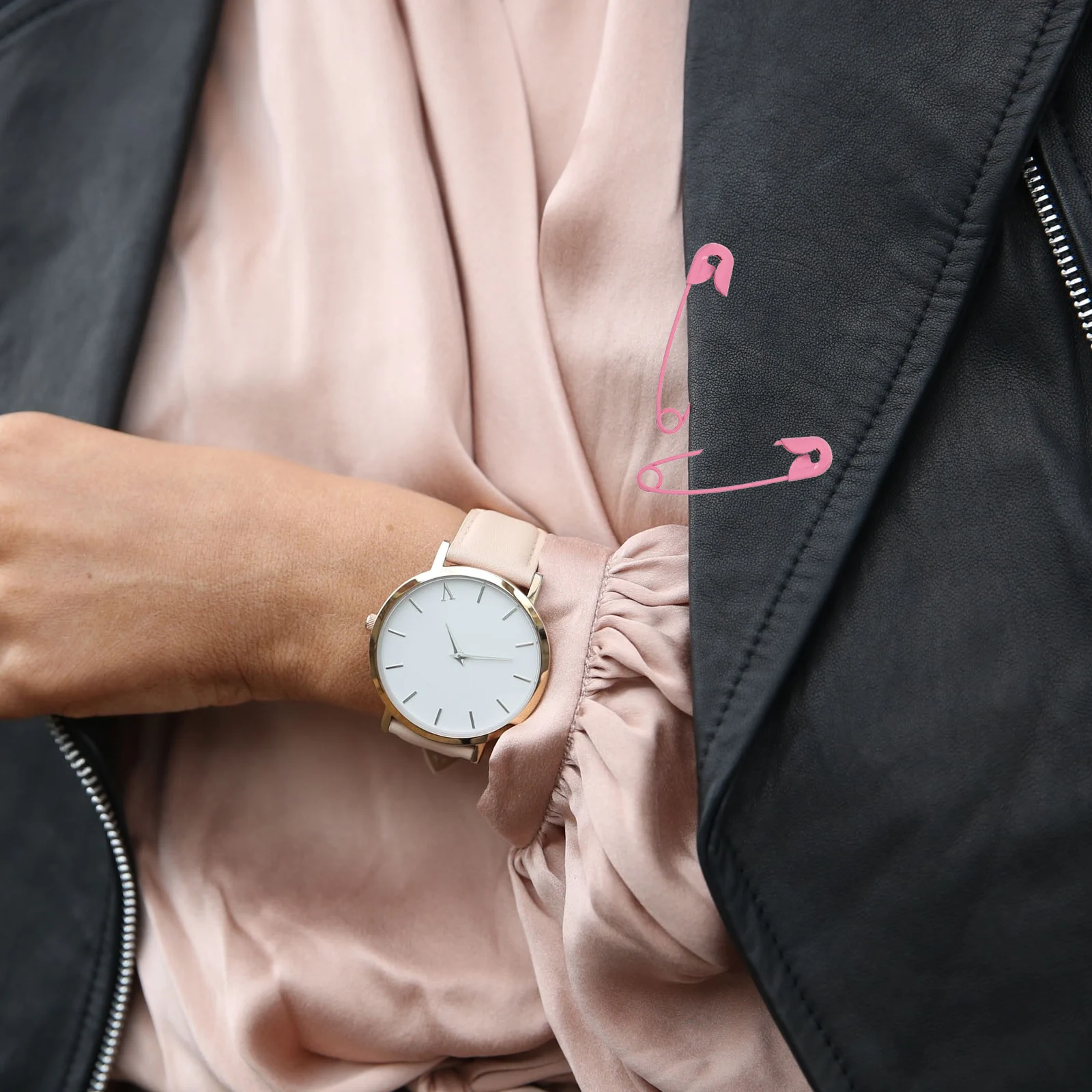 

100pcs Colorful Safety Pins 25Mm Metal Craft Clips For Diy Sewing Decorative Brooch Pin Fasteners Multipurpose Jewelry Making