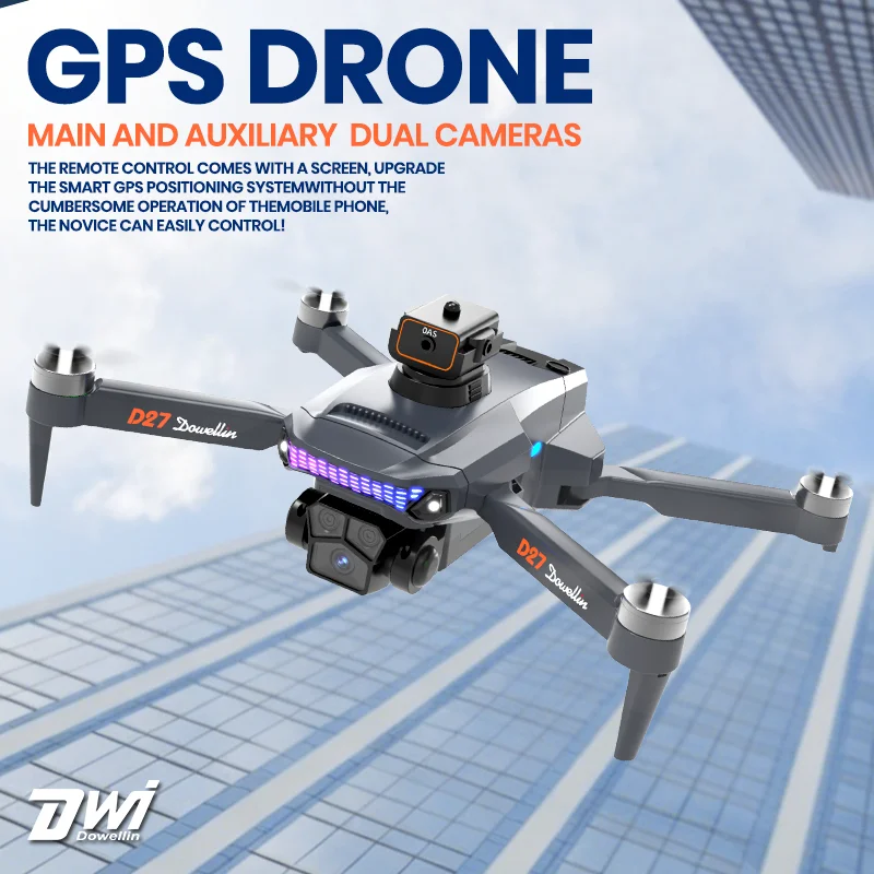 Dron D27/GPS con cámara aérea  - Photography Lighting Beginners reseña y precio