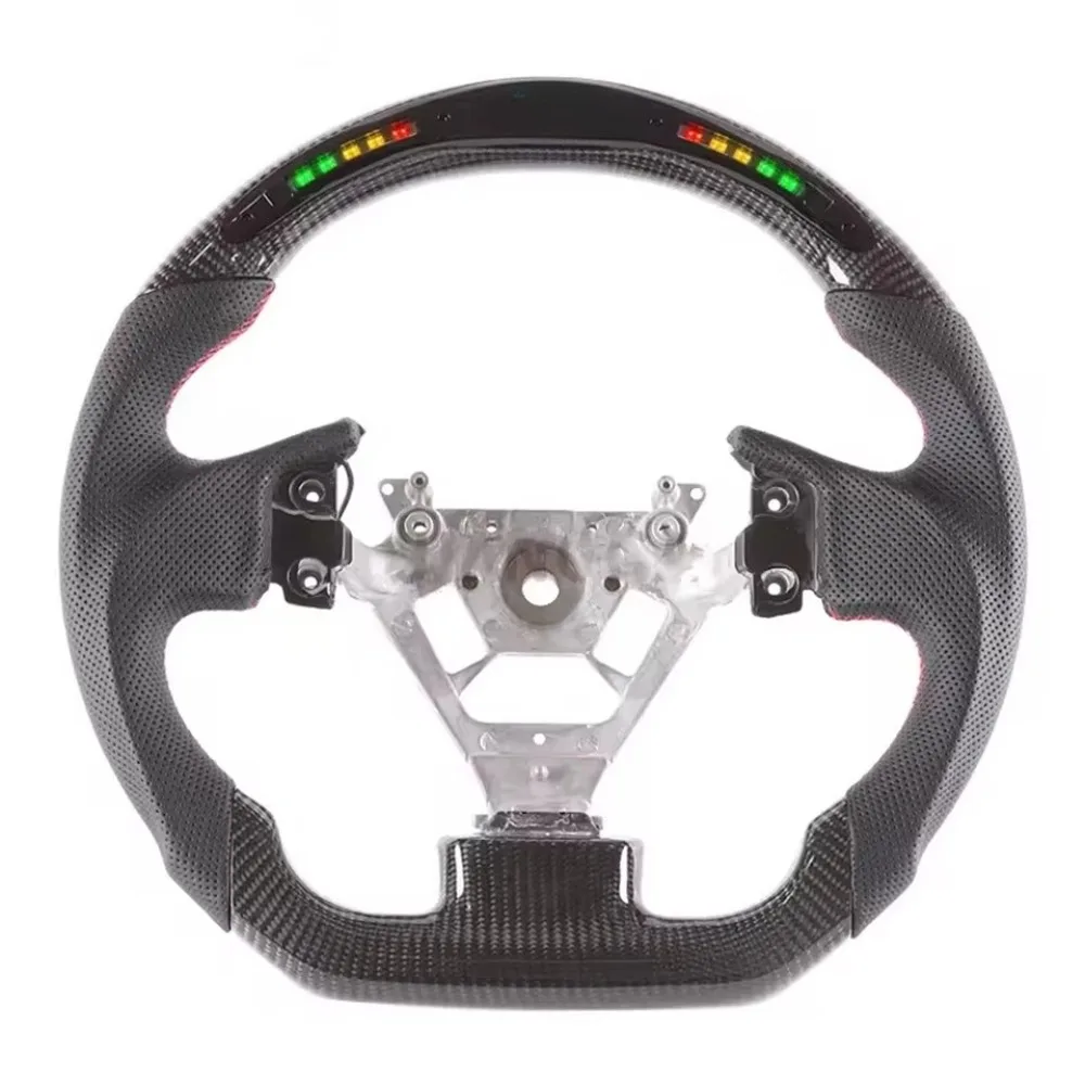 

Customizable perforated leather carbon G35 steering wheel G35 coupe steering wheel 2004 2005 2006 2007