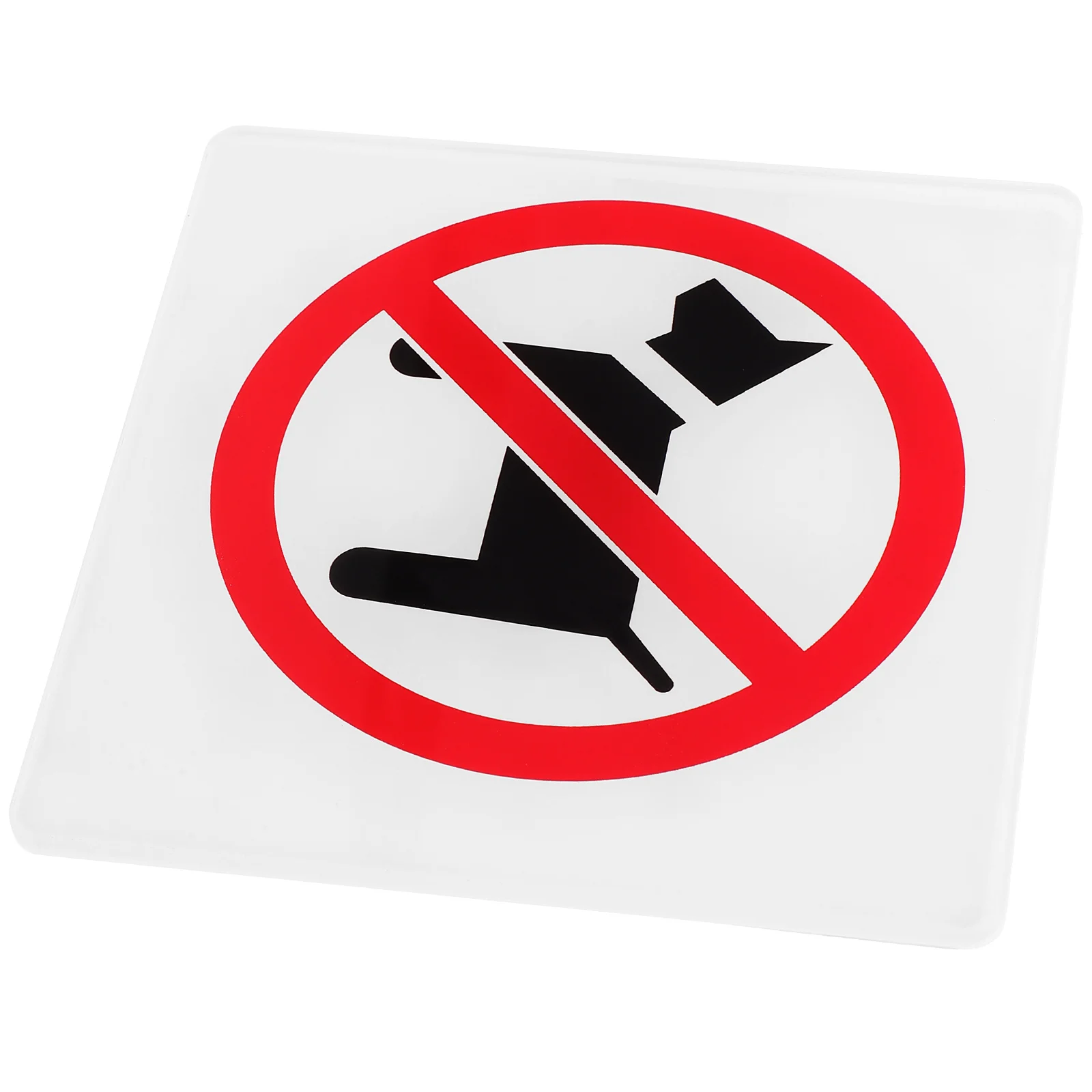 

Sign Clear Acrylic Business Notice for Supermarket Restaurant Office Door Use No Dog Allowed Inside