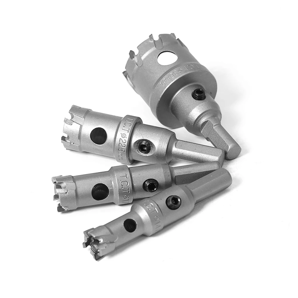 1pc 12-160mm TCT Carbide Hole Saw Drill Bit Hole Saw Cutter For Stainless Steel Metal Alloy Drilling