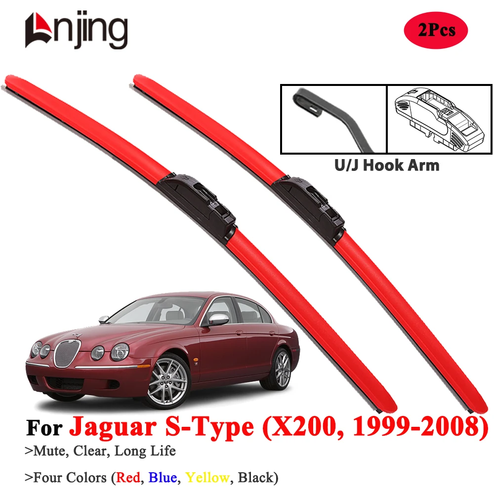 

LNJING Wiper Blades For Jaguar S-Type X200 1999-2008